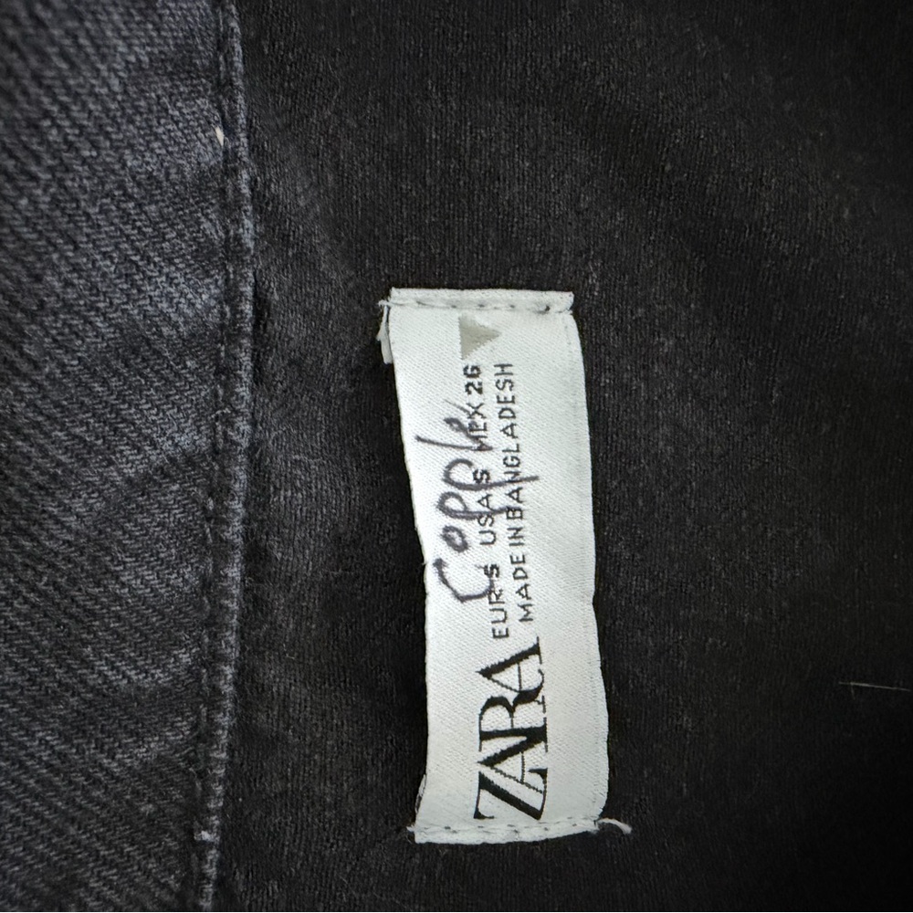 Zara Black Denim Romper - Picture 4 of 4